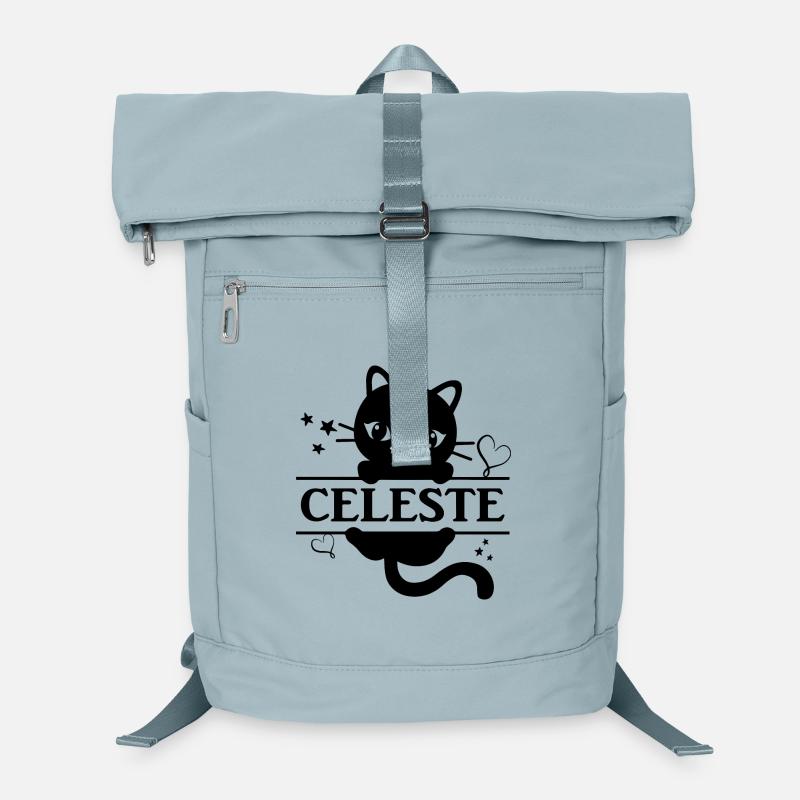 t-shirt Celeste t-shirt chat chat gato Katze Sac à dos ordinateur