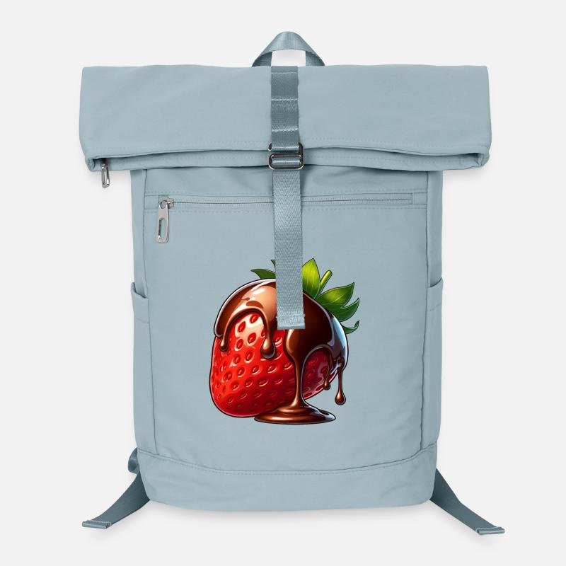 Erdbeere Schokolade schmelzen Süßigkeit Nachtisch Laptop-Rucksack 