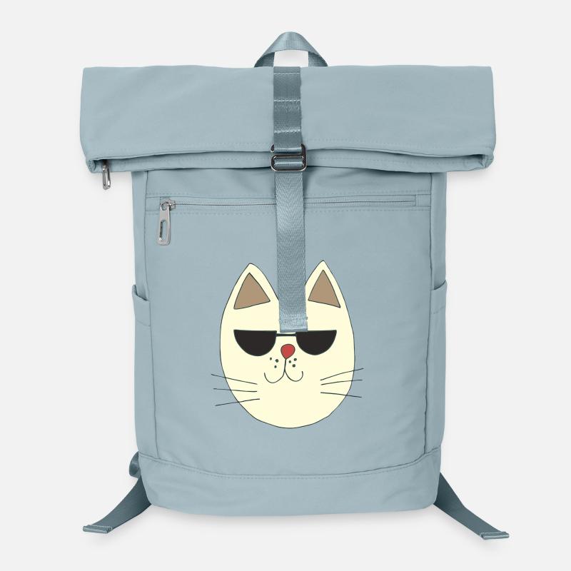 Chat cool avec des lunettes de soleil illustration Sac à dos ordinateur
