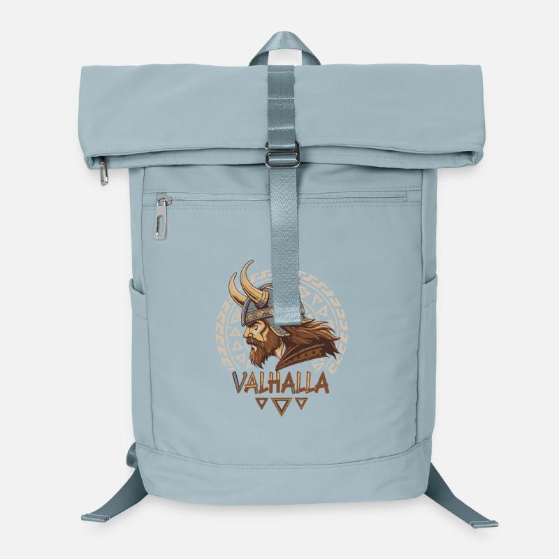 Wikinger Walhalla Runenhelm Laptop-Rucksack 