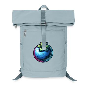 Neon Blue Berry and Foliage - Laptop Backpack - ice blue - Front