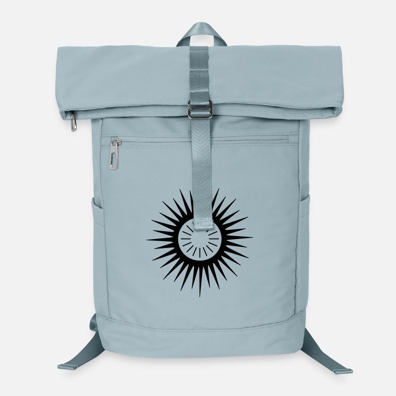 Geometrisches Sonnenschliff-Symbol Laptop-Rucksack 