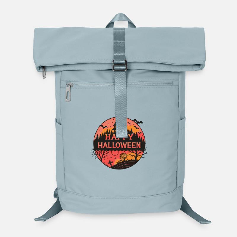 Halloween Château Silhouette Sac à dos ordinateur