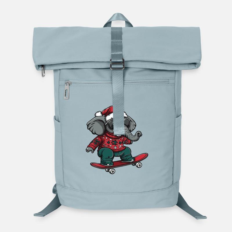 Elefant Weihnachten Lustig Laptop-Rucksack 