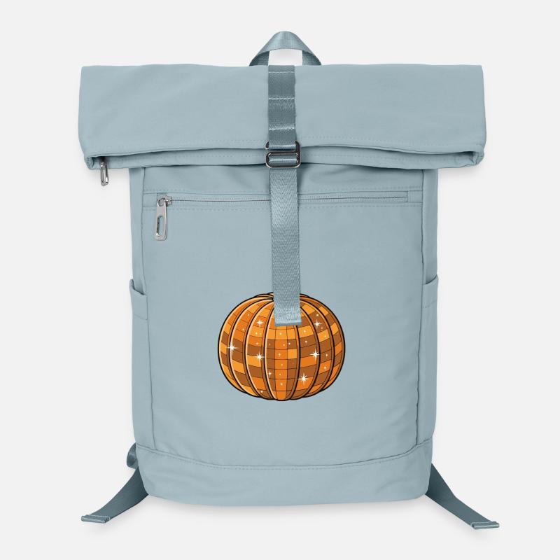 Geometrischer Disco Kürbis Laptop-Rucksack 