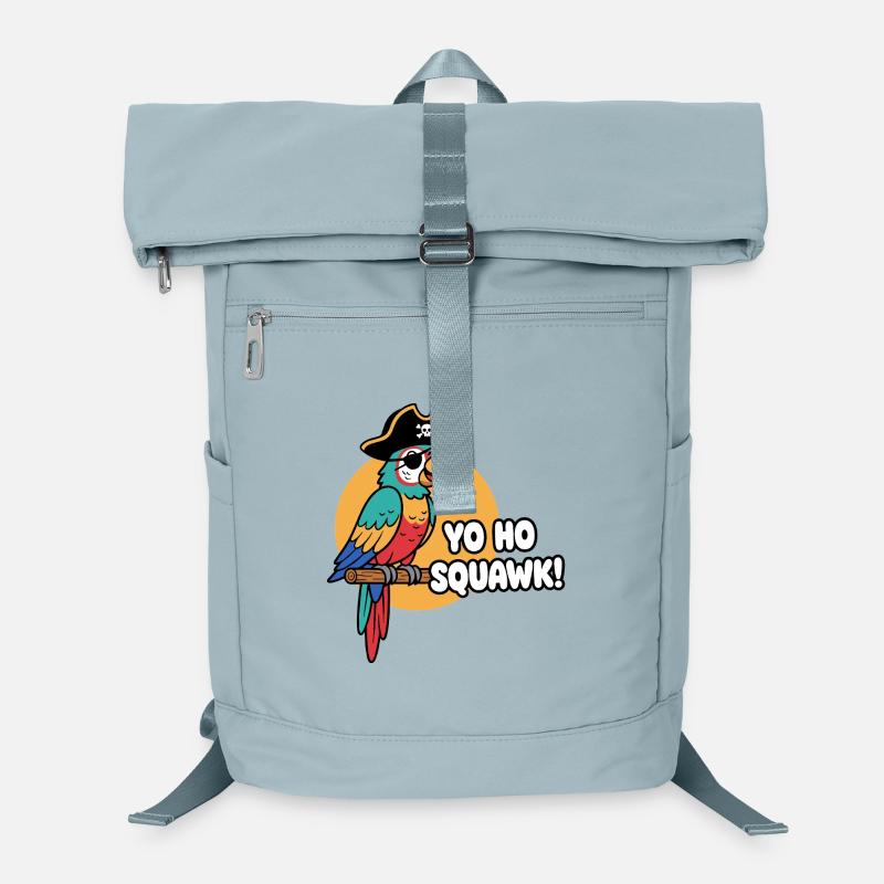 Bunter Papageienpirat Squawk Laptop-Rucksack 