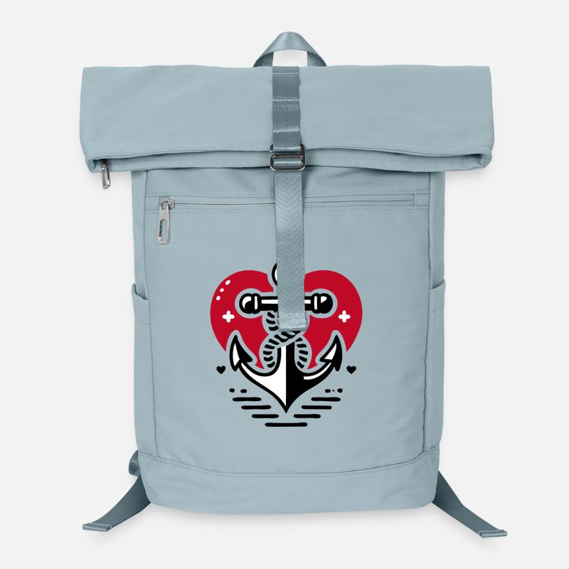 Heart Cross Anchor Laptop Backpack