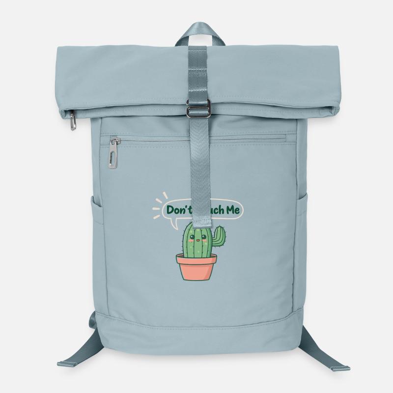 Shy Cactus: Don't Touch Me Laptop Backpack