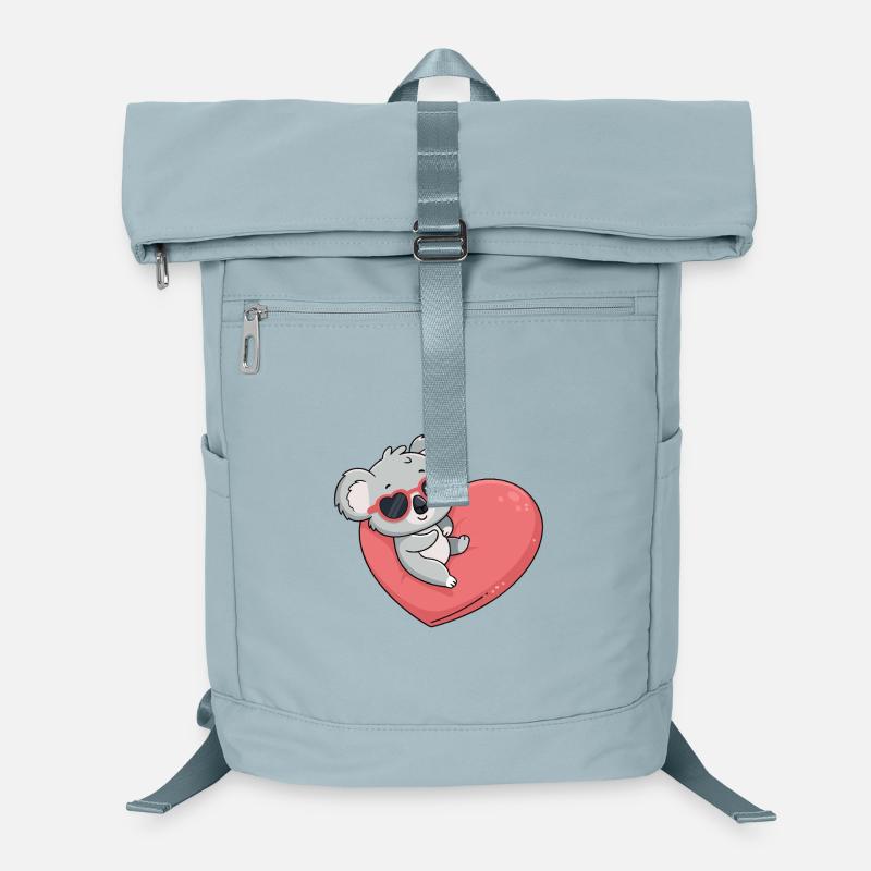 Koala-Herz-Gläser Laptop-Rucksack 