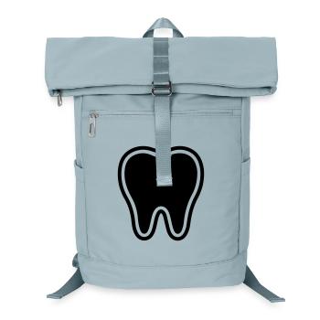 Tooth Symbol - Laptop Backpack - ice blue - Front