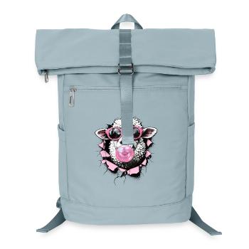 Moutons Cool – Art numérique en demi-teinte d’été - Sac à dos ordinateur - bleu glacier - Devant