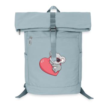 Koala-Herz-Gläser Kawaii - Laptop-Rucksack  - Eisblau - Vorne