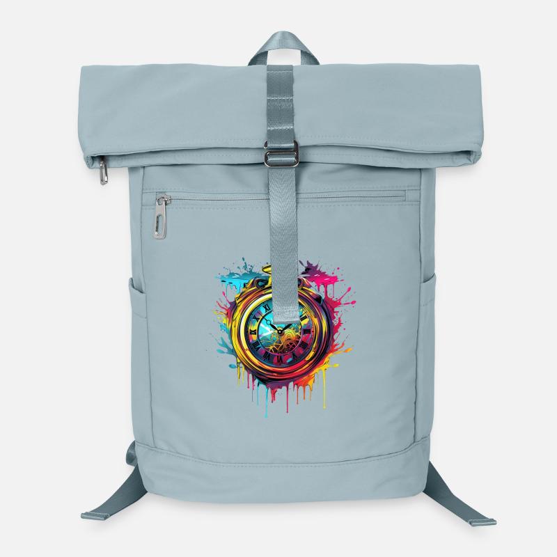Clock - Time - Timeless Laptop Backpack