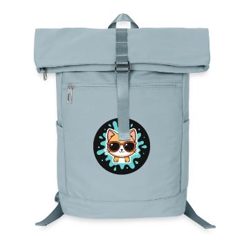 Solar-Kätzchen-Türkisbrille - Laptop-Rucksack  - Eisblau - Vorne
