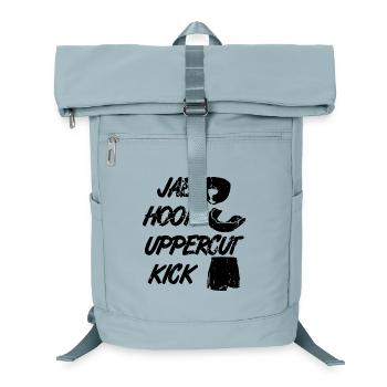 Kickboxer Techniken - Laptop-Rucksack  - Eisblau - Vorne
