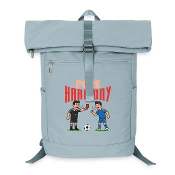 Rivaux cartonnés dans le duel de football - Sac à dos ordinateur - bleu glacier - Devant
