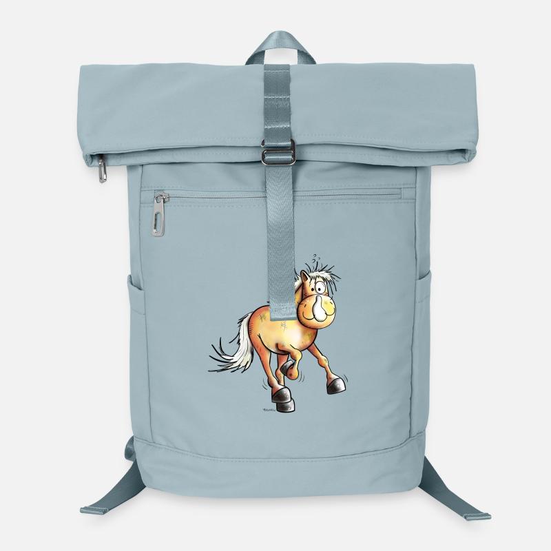 Flotter Haflinger I Hafi I Pferd I Pferdemotiv Fun Laptop-Rucksack 