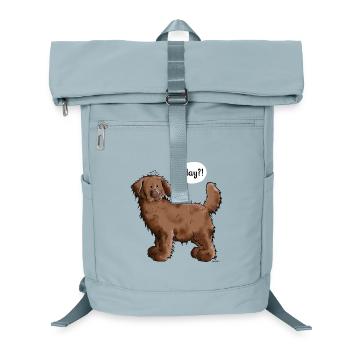 Play Neufundländer - Laptop-Rucksack  - Eisblau - Vorne