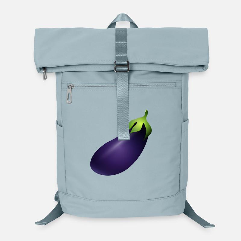 large violet glowing aubergine Laptop Backpack