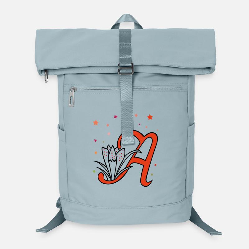 Buchstabe, Initiale, Blume Laptop-Rucksack 