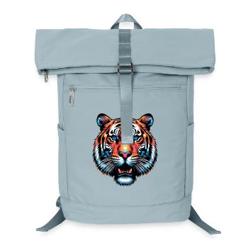 Tiger - Laptop Backpack - ice blue - Front