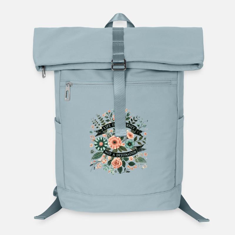 La vie est un voyage, pas une destination Sac à dos ordinateur