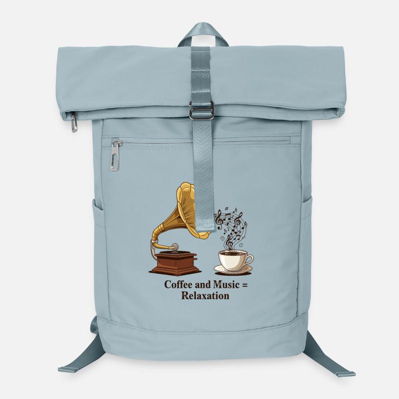 Coffee and Music = Relaxation Laptop Backpack