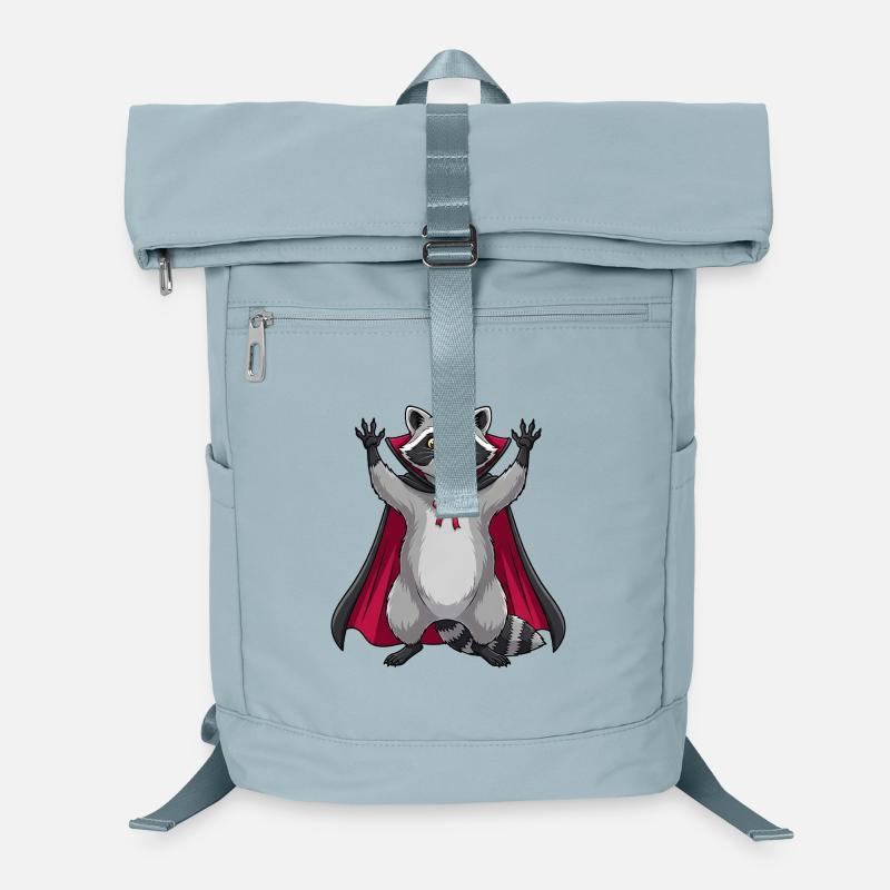 Mignon Halloween Vampire raton laveur Dessin animé Monstre Sac à dos ordinateur
