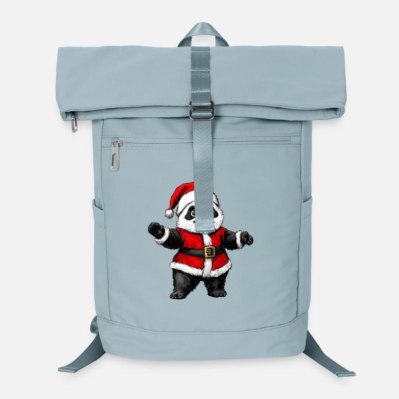 Panda Santa Claus Sac à dos ordinateur