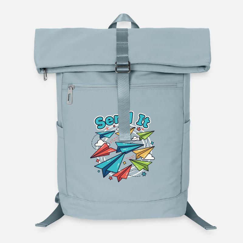Send It Papierflugzeuge Laptop-Rucksack 