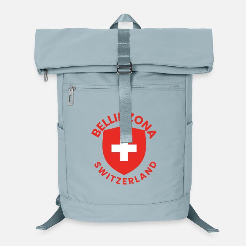 Bellinzona Shield Swiss Flag Laptop Backpack
