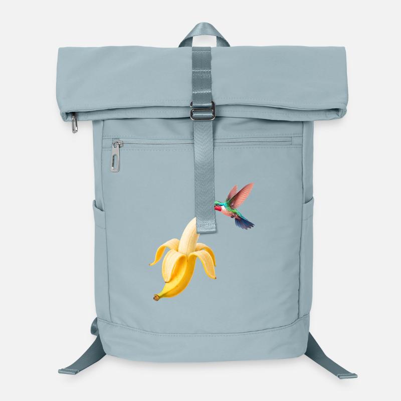 Kolibri trifft goldene Banane  Laptop-Rucksack 