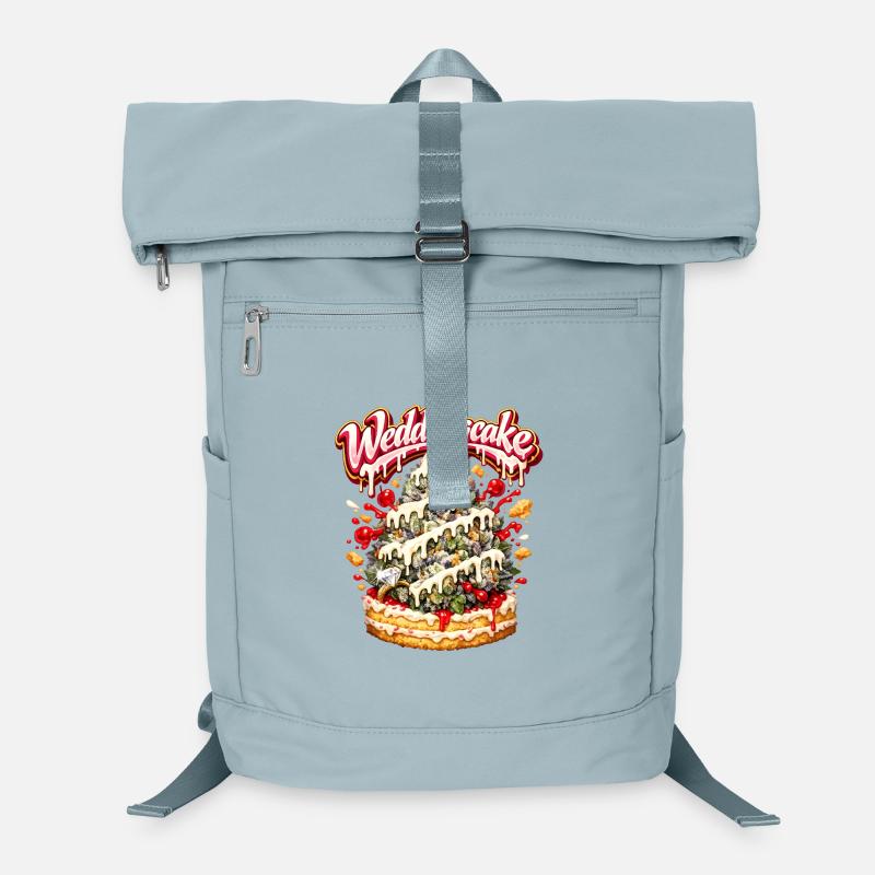 Gâteau de mariage Graffiti Bud Art Print Sac à dos ordinateur
