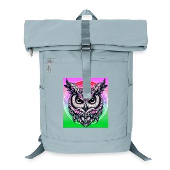Eule - Laptop-Rucksack  - Eisblau - Vorne