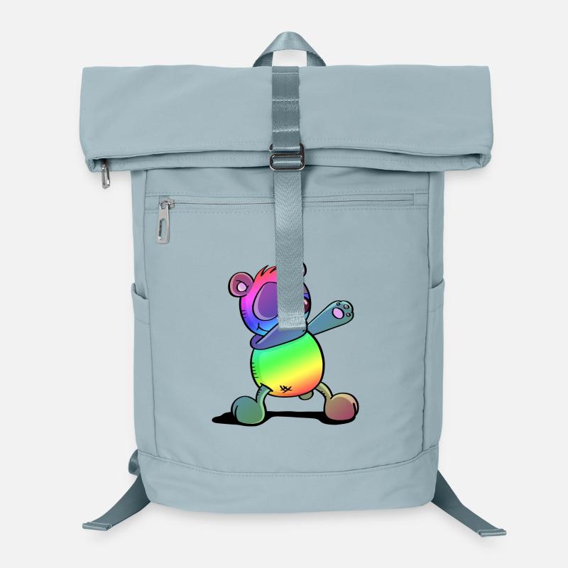 Colorful Panda - Dab Dance - Dabbing - Panda Laptop Backpack