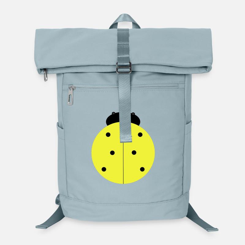 Coccinelle Jaune à Points Noirs Sac à dos ordinateur