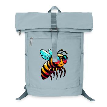 Bee - Laptop Backpack - ice blue - Front