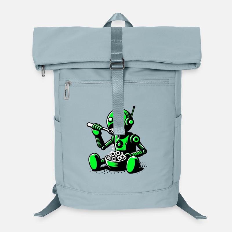 Außerirdischer außerirdischer Roboter Laptop-Rucksack 