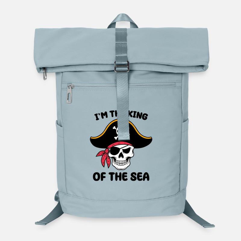 Crâne de pirate avec cache-œil Sac à dos ordinateur