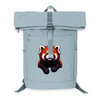 Red panda - Laptop Backpack - ice blue - Front