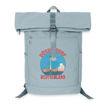 Düsseldorf, Deutschland - Laptop-Rucksack  - Eisblau - Vorne