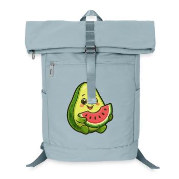 Avocado Melon Watermelon Summer Fruit Design - Laptop Backpack - ice blue - Front