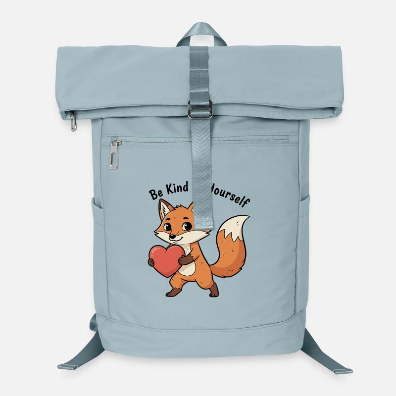 Niedlicher Fuchs mit Herz Laptop-Rucksack 