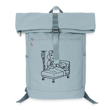 Édition chien de soins de clinique - Sac à dos ordinateur - bleu glacier - Devant