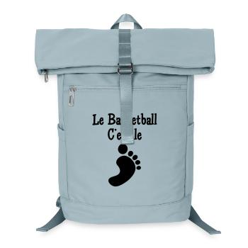 Basketball is the foot - Laptop Backpack - ice blue - Front