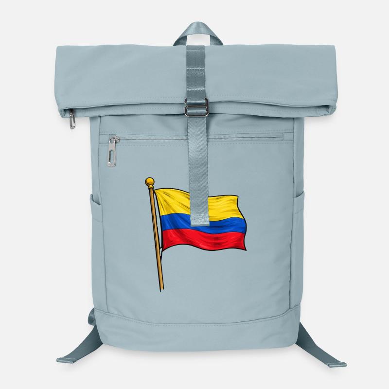 Kolumbien Flagge Laptop-Rucksack 