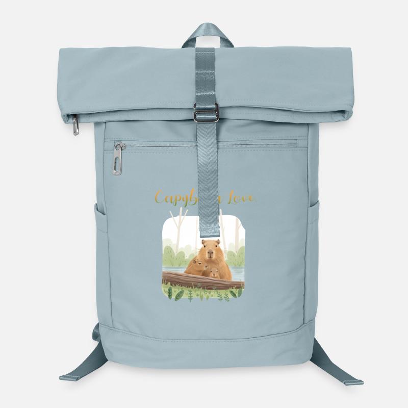 Création de t-shirt « Capybara Love » Sac à dos ordinateur