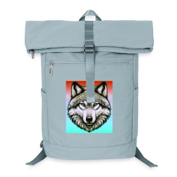 Wolf - Laptop Backpack - ice blue - Front