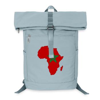 Morocco Flag Africa - Laptop Backpack - ice blue - Front