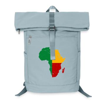 Drapeau du Bénin Afrique utilisé - Sac à dos ordinateur - bleu glacier - Devant